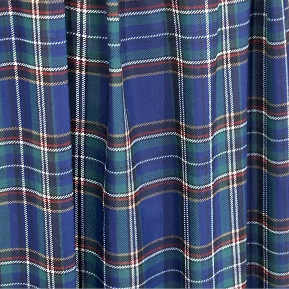 Plaid Chiffon Maxi Skirt - Picture 10 of 14